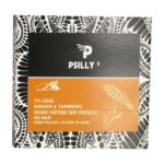 Psilly - Dark Chocolate Bar - Ginger & Turmeric | Magic Mushroom Toronto Canada