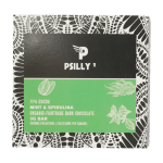 Psilly - Dark Chocolate Bar - Mint & Spirulina | Magic Mushroom Toronto Canada