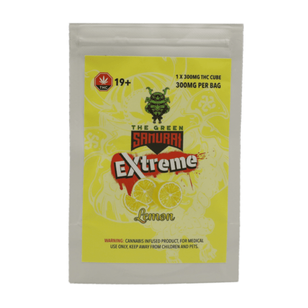 Green Samurai Extreme - Lemon Gummy 300mg THC | Magic Mushroom Toronto Canada